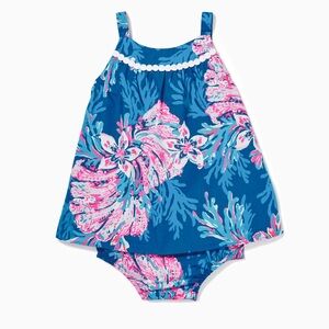 Lilly Pulitzer Blue and Pink Camisole Tie-Dye Top